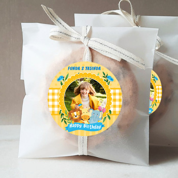 Şirin Hayvanlar Temalı Resimli Sticker