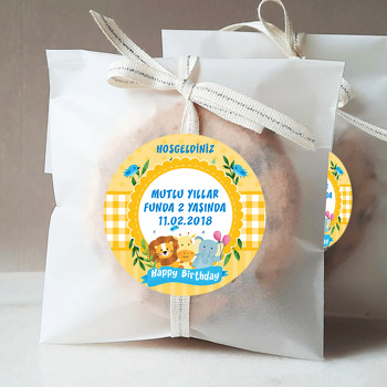 Şirin Hayvanlar Temalı Sticker