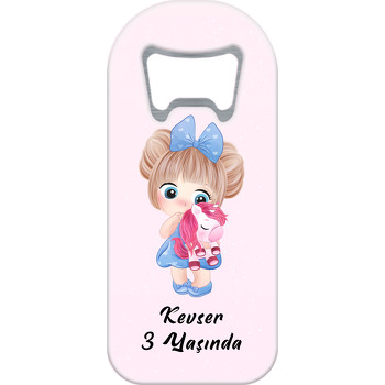 Şirin Kız ile Unicorn Temalı Uzun Magnet Açacak