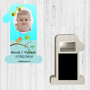 Şirin Kuşlar Temalı Doğum Günü Magnet Açacak
