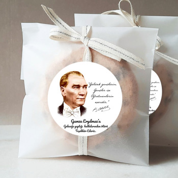 Smokinli Atatürk Temalı Sticker