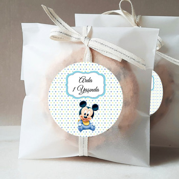 Soft Bebek Mickey Mouse Temalı Sticker