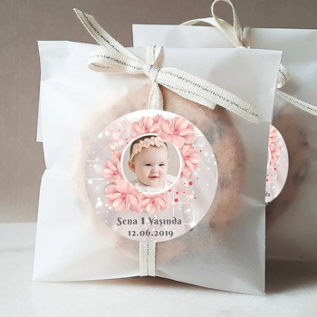 Soft Çiçekler Temalı Resimli Sticker