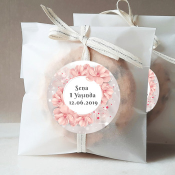 Soft Çiçekler Temalı Sticker