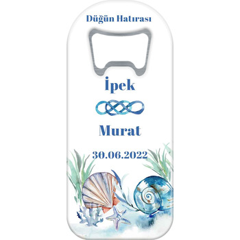 Soft Deniz Kabukları ile Sonsuzluk İşareti Temalı Uzun Magnet Açacak