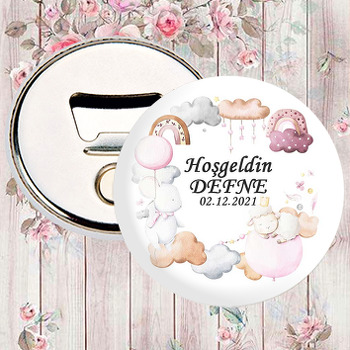 Soft Kuzu ile Balonlu Fare Temalı Magnet Açacak