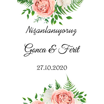 Soft Pembe Gül Temalı Afiş