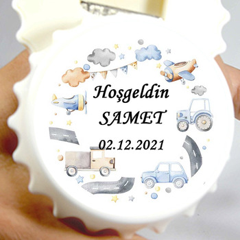 Soft Taşıtlar Temalı Kapak Şekilli Magnet Açacak