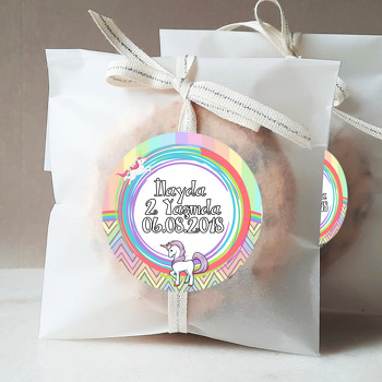 Soft Unicorn Temalı Sticker