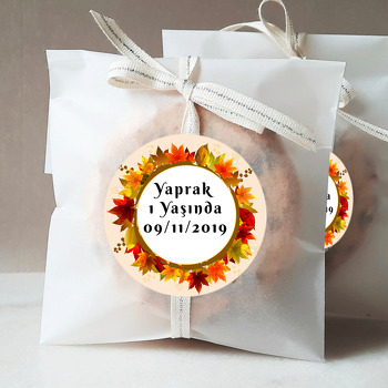 Sonbahar Temalı Sticker