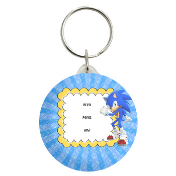 Sonic Boom Temalı Anahtarlık