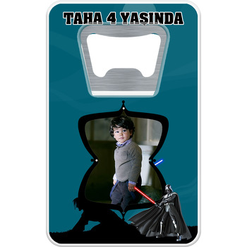Star Wars Temalı Dikdörtgen Magnet Açacak