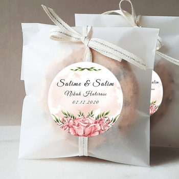 Suluboya Etkisinde Güller Temalı Sticker