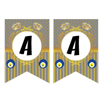 Sünnet Gold Gri Temalı Flama Banner