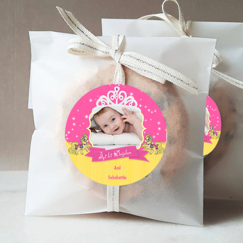 Taçlı Prenses Temalı Sticker 01