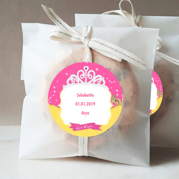 Taçlı Prenses Temalı Sticker 02