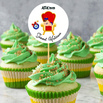 Tahtında Uyuyan Sünnet Prensi Temalı Parti Kürdan Süs