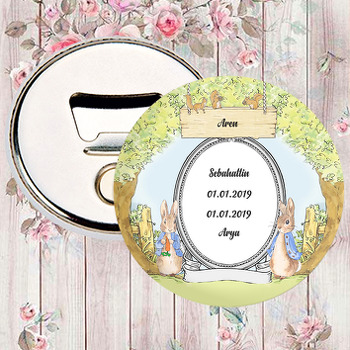 Tavşan Peter Temalı Magnet Açacak