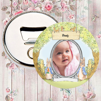 Tavşan Peter Temalı Resimli Magnet Açacak