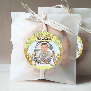 Tavşan Peter Temalı Resimli Sticker