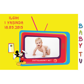 Televizyon Temalı Magnet