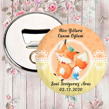 Tilki Ve Tavşan Temalı Magnet Açacak
