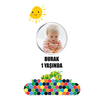 Tırtıl Temalı Magnet