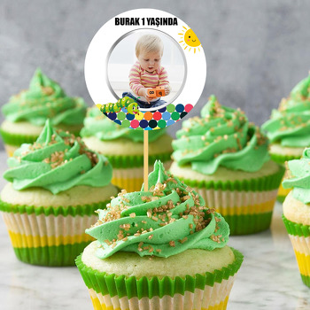 Tırtıl Temalı Parti Kürdan Süs