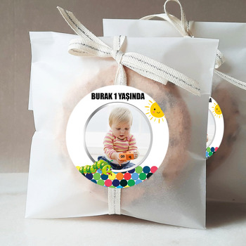 Tırtıl Temalı Sticker