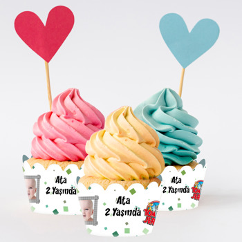 Tom ve Jerry Temalı Cupcake Sargısı