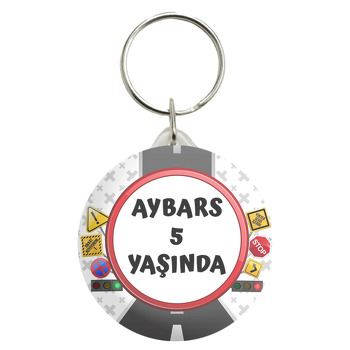 Trafik İşaretleri Temalı Anahtarlık