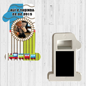 Tren 2 Temalı Doğum Günü Magnet Açacak