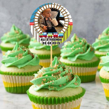 Tren 2 Temalı Resimli Kürdan Süs