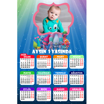Troller Temalı Takvim Magnet