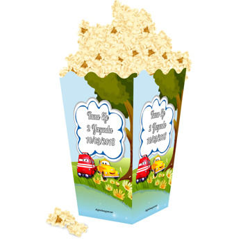 Troy Tren Temalı Popcorn Kutusu