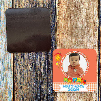 Turuncu Fonlu Magnet