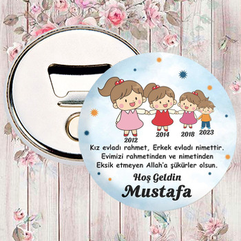 Üç Abla Bir Erkek Kardeş Temalı Magnet Açacak