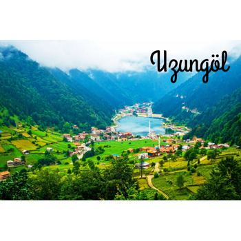 Uzungöl Vadi Manzara Temalı Magnet