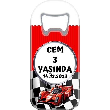Yarış Arabası Temalı Uzun Magnet Açacak