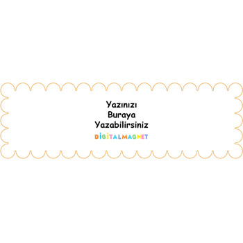 Yazı Baskılı Peçete Sargısı