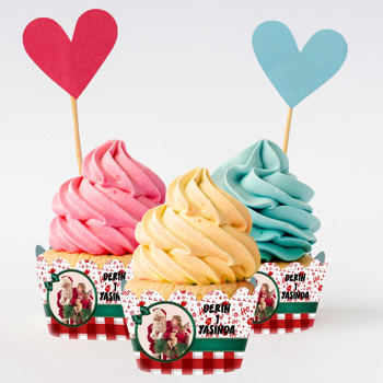 Yeni Yıl Temalı Cupcake Sargısı