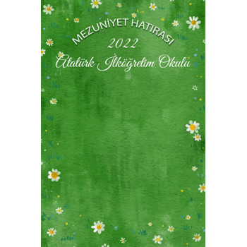 Yeşil Çimenler ile Papatyalar Temalı Afiş