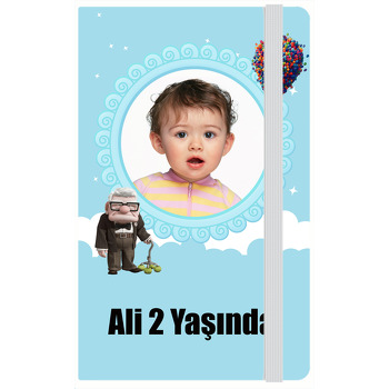 Yukarı Bak Temalı Doğum Günü Anı Defteri