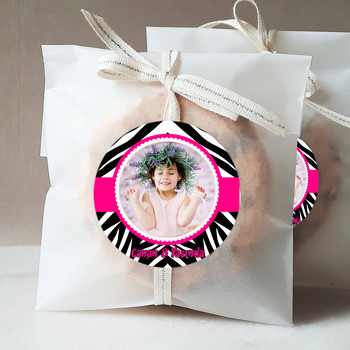 Zebra Desen Temalı Resimli Sticker