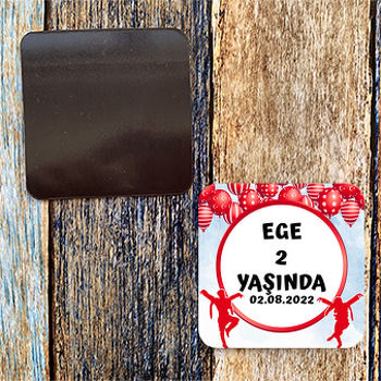 Zeybek Efe Temalı Doğum Günü Magnet