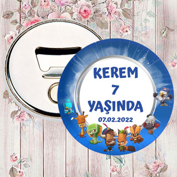Zooba Temalı Doğum Günü Magnet Açacak