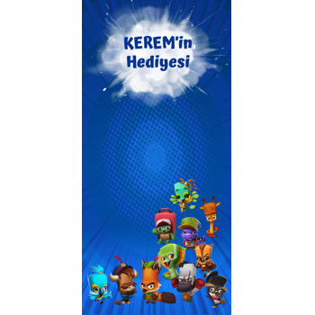 Zooba Temalı Hediyelik Kart